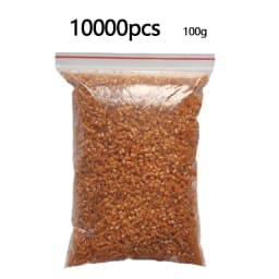 10000pcs / Bag 2.6mm Mini Hama Beads Kids DIY Toy Colormixing White Black Skin Color Fuse Beads Learning Toys for Children