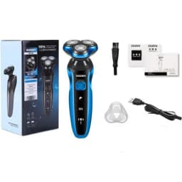ZOZEN Electric Shaver Rechargeable Electric Razor Shaving Machine Cleaning Beard Razor for Men Wet and Dry Use Washable ZN1159