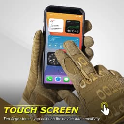 Outdoor Tactical Gloves Training Combat Sport Hiking Climbing Shooting Hunting Riding Cycling Full Finger Anti-Skid Mittens