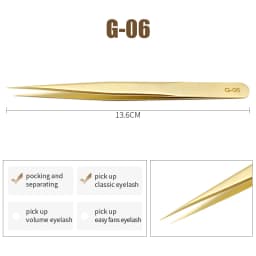 NATUHANA Anti-static Straight Eyelash Extension Tweezers Industrial Precision Curved Straight Lash Eyebrow Tweezers Makeup Tools