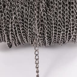 2meters Jewelry Making Chain DIY Gold Silver Necklace Metal Flat 2.5/3.5/4.5mm Extension Chain Accessories Components Wholesale