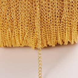 2meters Jewelry Making Chain DIY Gold Silver Necklace Metal Flat 2.5/3.5/4.5mm Extension Chain Accessories Components Wholesale