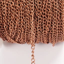 2meters Jewelry Making Chain DIY Gold Silver Necklace Metal Flat 2.5/3.5/4.5mm Extension Chain Accessories Components Wholesale