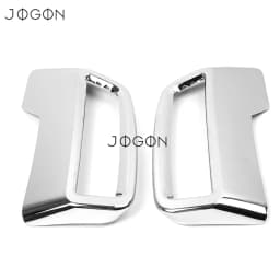 2PCS Chrome Car Rear Exhaust Cover For Peugeot 3008 5008 T87 2017 2018 2019 End Pipe Car Exterior Decoration Trim Accessories