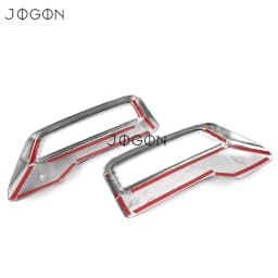 2PCS Chrome Car Rear Exhaust Cover For Peugeot 3008 5008 T87 2017 2018 2019 End Pipe Car Exterior Decoration Trim Accessories