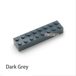 20pcs DIY Building Blocks Thick 2x8 Dots Educational Creative Toys for Children Figures Plastic Bricks Size Compatible With 3007