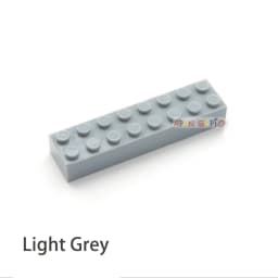 20pcs DIY Building Blocks Thick 2x8 Dots Educational Creative Toys for Children Figures Plastic Bricks Size Compatible With 3007