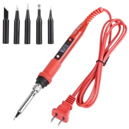 JCD 80W Electric Soldering Iron LCD Digital Display Adjustable Temperature Soldering Iron Tips 220V Welding Repair Tools 908S