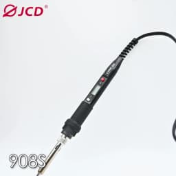 JCD 80W Electric Soldering Iron LCD Digital Display Adjustable Temperature Soldering Iron Tips 220V Welding Repair Tools 908S