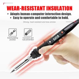 JCD 80W Electric Soldering Iron LCD Digital Display Adjustable Temperature Soldering Iron Tips 220V Welding Repair Tools 908S