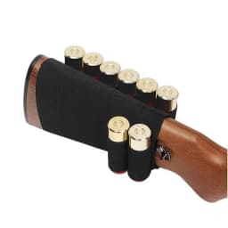 Tactical Hunting Hook Loop 6 Rounds Shell Holder Shotshell Insert Card Strip With Adhesive Back For 12 Gauge
