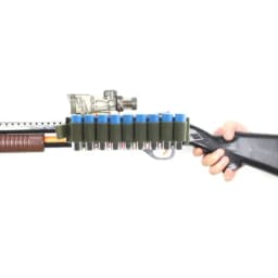 Tactical Hunting Hook Loop 6 Rounds Shell Holder Shotshell Insert Card Strip With Adhesive Back For 12 Gauge