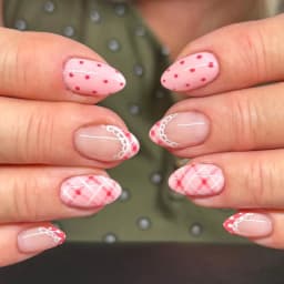 24pcs/Box Long Coffin False Nails Art Rose with Glue Wearable Nude Pink White Color Jelly Nails Tips Full Cover Press on Nails