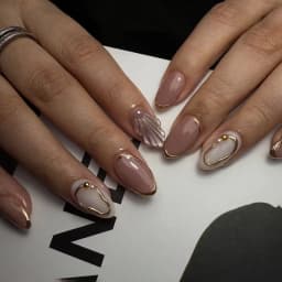 24pcs/Box Long Coffin False Nails Art Rose with Glue Wearable Nude Pink White Color Jelly Nails Tips Full Cover Press on Nails