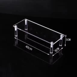 1-5 Tier Acrylic Display Stand Clear Display Riser Rack for Cupcake Perfume Doll Décor Organizer Amiibo Funko POP Figures DC05