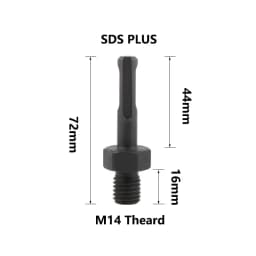 1pc Dry Diamond Porcelain Drilling Core Bits Ceramic Tile Hole Saw Cutter Granite Marble Drill Bits with M14 Thread Opener