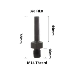 1pc Dry Diamond Porcelain Drilling Core Bits Ceramic Tile Hole Saw Cutter Granite Marble Drill Bits with M14 Thread Opener