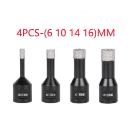 1pc Dry Diamond Porcelain Drilling Core Bits Ceramic Tile Hole Saw Cutter Granite Marble Drill Bits with M14 Thread Opener