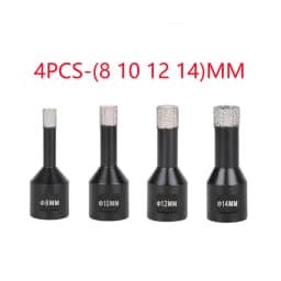 1pc Dry Diamond Porcelain Drilling Core Bits Ceramic Tile Hole Saw Cutter Granite Marble Drill Bits with M14 Thread Opener