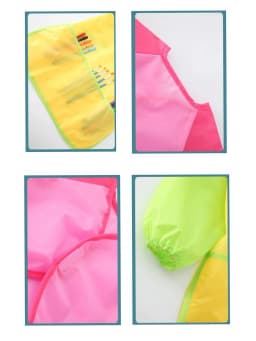 Bview Art Waterproof Kids Painting Apron Smock With Long Sleeve