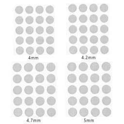 Earphone Dustproof Network Anti Dust Protector Mesh 4mm 4.2mm 4.7mm 5mm Self-Adhesive DIY Filter In-ear Headphones Accessories