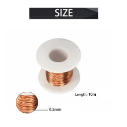 Copper Lacquer Wire 0.1mm - 0.9mm Cable Copper Wire Magnet Wire Enameled Copper Winding Wire Coil Copper Wire