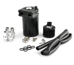 Universal Baffled Aluminum Oil Catch Can Reservoir Tank Oil Tank With Breather Filter OCC-1020A