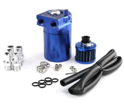Universal Baffled Aluminum Oil Catch Can Reservoir Tank Oil Tank With Breather Filter OCC-1020A