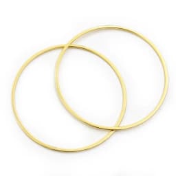 20pcs 15/20/25/30/35/40mm 316 Stainless Steel Gold Plated Earrings Rings Big Circle Ear Wire Hoops Pendant DIY Jewelry Findings
