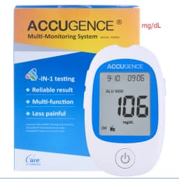 Accurate Blood Ketone Uric Acid Blood Glucose(GOD or GDH) Meter System Diabetes Gout Monitoring Device Replace 4 In1 Test Strips