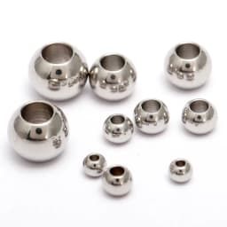 50/100pcs 316 Stainless Steel Spacer Bead For DIY Necklace European Bracelet Jewelry Craft Making Supplies Accessories Material