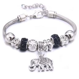Papa Snap Brand Women Bracelet Colorful Crystal Charm Bracelet for Women DIY Beads Bracelets & Bangles Jewelry Gift