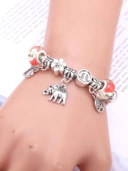Papa Snap Brand Women Bracelet Colorful Crystal Charm Bracelet for Women DIY Beads Bracelets & Bangles Jewelry Gift