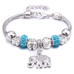 Papa Snap Brand Women Bracelet Colorful Crystal Charm Bracelet for Women DIY Beads Bracelets & Bangles Jewelry Gift