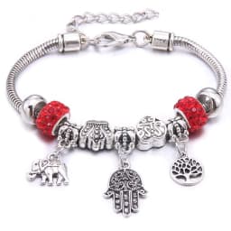 Papa Snap Brand Women Bracelet Colorful Crystal Charm Bracelet for Women DIY Beads Bracelets & Bangles Jewelry Gift