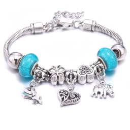 Papa Snap Brand Women Bracelet Colorful Crystal Charm Bracelet for Women DIY Beads Bracelets & Bangles Jewelry Gift