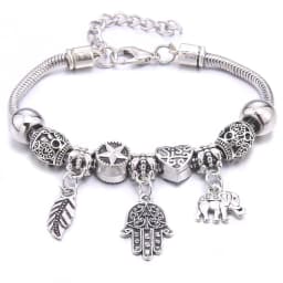 Papa Snap Brand Women Bracelet Colorful Crystal Charm Bracelet for Women DIY Beads Bracelets & Bangles Jewelry Gift