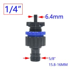 Barbed 1/4 3/8 1/2 3/4 1inch Hose Quick Connector 4/7mm 8/11mm 16mm 20mm 25mm Water Hose Connector Tap 1pcs