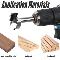 Versery 5PCS/Set 15/20/25/30/35mm Forstner Boring Drill Bits Kit Woodworking Self Centering Hole Saw Wood Cutter Tools Set
