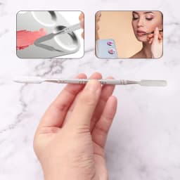 NEW Style Stainless Steel Cuticle Pusher Nail Art Stirring Polish Powder Blend Spatulas Tone Rods Manicure Remover Makeup Tools
