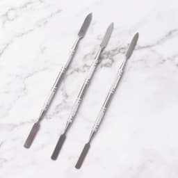 NEW Style Stainless Steel Cuticle Pusher Nail Art Stirring Polish Powder Blend Spatulas Tone Rods Manicure Remover Makeup Tools