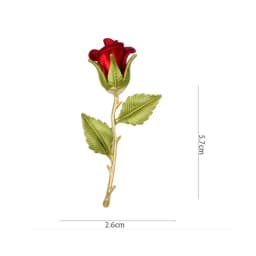 little rose flower vintage brooch women clothing flower accessories brooches party holiday gift