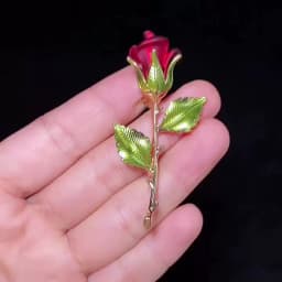 little rose flower vintage brooch women clothing flower accessories brooches party holiday gift