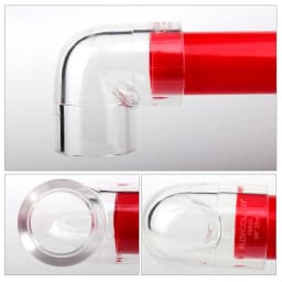 1~3PCS Acrylic Pipe Fitting Elbow Tee End Cap Transparent Plexiglass Fish Tank Joints Water Tank Accessories Acrylic Connector