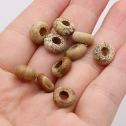 New 10pcs / Lot Natural Agates Beads Abacus Shape Big Hole Natural Stone Beads Size 5x10mm for Making Jewelry Necklace Hole 4mm