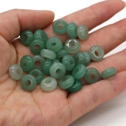 New 10pcs / Lot Natural Agates Beads Abacus Shape Big Hole Natural Stone Beads Size 5x10mm for Making Jewelry Necklace Hole 4mm