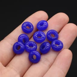 New 10pcs / Lot Natural Agates Beads Abacus Shape Big Hole Natural Stone Beads Size 5x10mm for Making Jewelry Necklace Hole 4mm