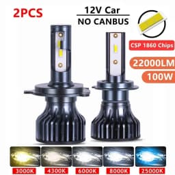 Car Headlight CSP 32000LM 160W H4 LED H7 Canbus H1 H3 H8 H11 9005 9006 9007 880 8000K 6000K Car Auto Headlamp Led Lights For Car