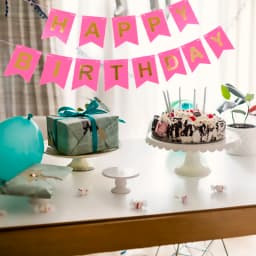 NEW Happy Birthday Banner Bunting Flag Party Decoration Kids Decor Children's Ornament Baby Colorful Girl Boy Parti Supplies