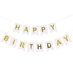 NEW Happy Birthday Banner Bunting Flag Party Decoration Kids Decor Children's Ornament Baby Colorful Girl Boy Parti Supplies